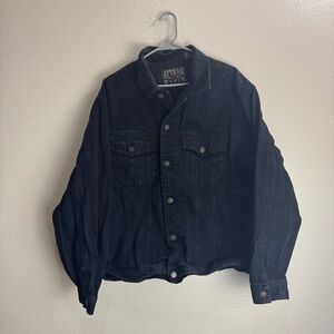 Attrak Vintage Denim Jacket Size Large